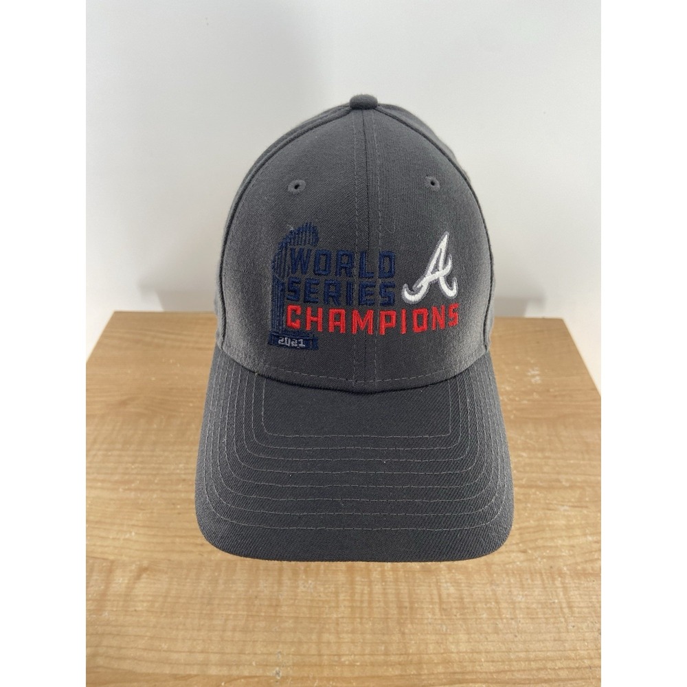 Atlanta Braves 2021 World Series‎ Champions New Era Fitted M/L Cap Hat